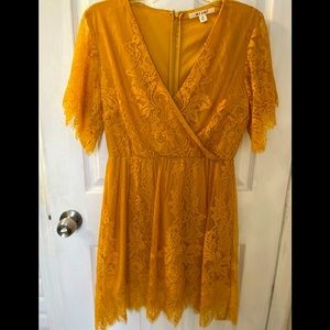 Miami Party Dress-Marigold/Yellow -Medium